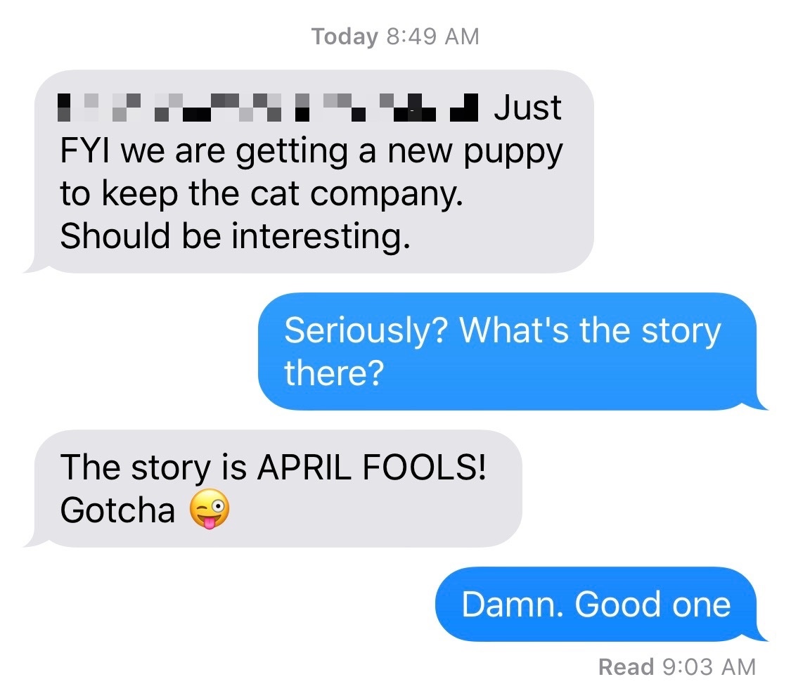 Text from mom